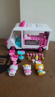 Hello Kitty 廚房美食車 玩具 套裝