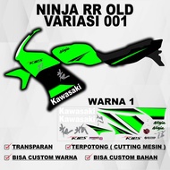 Old Ninja RR Sticker Old Ninja RR Striping/ Old Ninja RR Transparent Striping Decal Sticker/ Old Nin