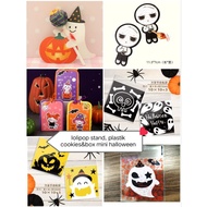 Halloween Accessories Plastic Cookies Halloween Stand Lollipop Halloween box mini halloween box hall