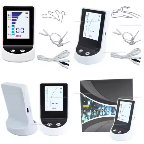 2026 Digital Apex Locator 2.4 Inch LCD Screen With Files Holder Hook Accurate Root Canal Measurement