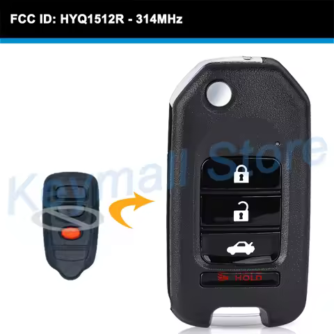 KEYECU Upgraded Remote Car Key With 3 Buttons 314MHz Fob for Isuzu Rodeo Sport Trooper Amigo Axiom F