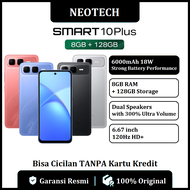Infinix Smart 10 Plus (8GB/128GB) Up to 16GB Extended RAM, 6.67 inch 120Hz HD+, T7250, 6000 mAh - Bi