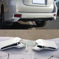 For Toyota Cruiser Prado FJ150 FJ 150 2018 ABS Plastic White Color Rear Corner Bumper Skid Lip Prote