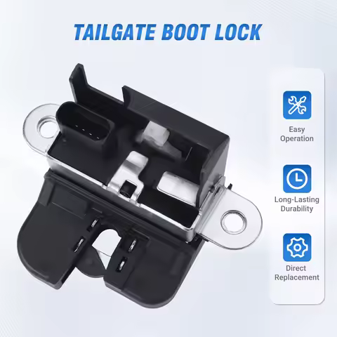For VW Golf 5 6 GTI Passat 3C Variant B6 B7 Polo Tiguan Seat Leon 1T0827505H Rear Trunk Lid Lock Lat