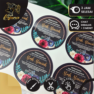 2-4 Stiker Tahlil Haul Pengajian Mengenang Wafatnya 40 100 1000 Hari Meninggal Sticker Tahlilan