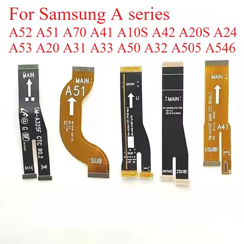 LCD Screen Main Motherboard Connector Board Ribbon Flex Cable For Samsung A32 A51 A52 A42 A41 A70 A3
