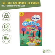 Shine Cutie Vitamin C 100 With Lysine Strawberry Flavour (100 Chewable Tablets) | Vitamins for Kids