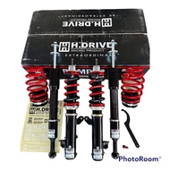 โช๊คอัพ H.drive สำหรับ fortuner ทุกรุ่น ปรับสูงต่ำได้ ปรับนุ่มได้30ระดับ