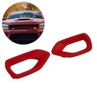 กระจังหน้าดูดอากาศรถยนต์2ชิ้นกระจังหน้าสีแดงตอนบน68417504Ab อะไหล่สำหรับ Dodge Charge ชุดความรวดเร็ว