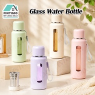 【MY】Tea Fliter Glass Water Bottle Teapot Thermos Portable Insulated Mug Cup Vacuum Flask Drinking Tu