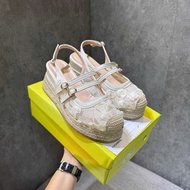 7p floral lace boat Sandal