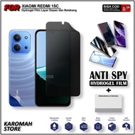 LAYAR Anti-Scratch Hydrogel Privacy Xiaomi Redmi 15 4G 15 5G Redmi 15C 4G 15C 5G Screen Protector An