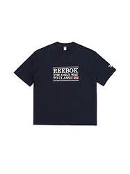 REEBOK Classic Letter เสื้อยืดผู้ใหญ่