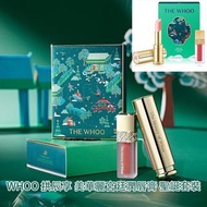 🌲🎅🏽2024 WHOO聖誕限定唇膏禮盒🌲   🩷粉色唇膏+18號玫瑰粉色迷你唇釉