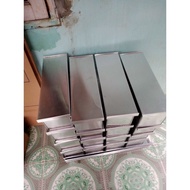 White bread pan with lid, size 39x12, height 12cm, aluminum material