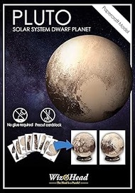 WIZHEAD - THE HEAD IS A PUZZLE! - Pluto - Dwarf Planet, Paper Craft Model, Home Décor