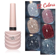 10ml Glitter Gel Nail Polish Sparkle Colors Nail Gel Polish Soak Off UV LED Nail Gel Varnish