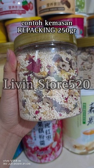 Ou Fen Chia Seed Lotus Root Powder Bubuk Akar Teratai Makanan Sehat 500gr