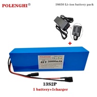 Battery 48v20Ah 18650 Lithium-Ion Battery Pack 13 Strings 2 Parallel+Charger