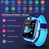 Q12 Non-Waterproof Heart Rate LBS Locator Kids Digital Smart Watch Phone