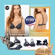 [Size 32B/B70 - 137] High-quality Women's Underwear line: Sexy Tee Push-up, Breast Lift-Moon Shine