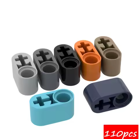 110PCS High-Tech Assemble Particle 60483 1x2 With Shaft Building Blocks Kit Part Idea DIY Toys For C
