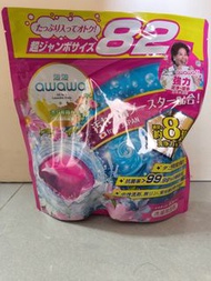 日本 泡泡 - AWAWA 泡泡 抗菌除蟎洗衣珠 82粒 PC