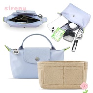 SIRENU Linner Bag, Storage Bags Felt Insert Bag, Durable Portable Multi-Pocket Travel Bag Organizer Longchamp Mini Bag