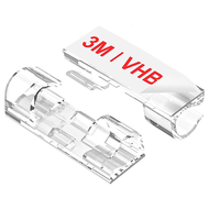 AHOYE 3M黏貼式整線器 理線器 線夾 線材整理 電線收納 3 x 1 x 1 cm 20入  1組