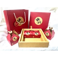 80g-120g Mooncake Box kraft paper kraft paper Mooncake Gift Box Mid-Autumn Festival Gift Box