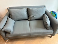 二人省位小梳化 sofa沙發（科技布）