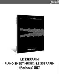 韓國最新 LE SSERAFIM代購 PIANO SHEET MUSIC : LE SSERAFIM (Package) 預訂