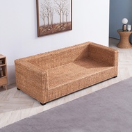 Minimalist Modern Rattan Furniture Living Room Three-Seat Rattan Sofa Real Rattan Double Rattan Chair Rattan Couch Sofa Bed