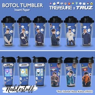Unofficial Treasure Truz Tumbler Bottle All Member Trejo // Insert Paper Drink Bottle // Kpop Merchandise