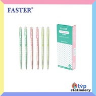 FASTER ปากกา ปากกาลูกลื่น Dotti Dot 0.38mm. รุ่น CX913 จำนวน 12 ด้าม [ 1 กล่อง ]