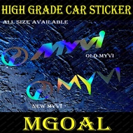 [Ready Stock]Laser New Myvi & Old Myvi logo high grade  car sticker