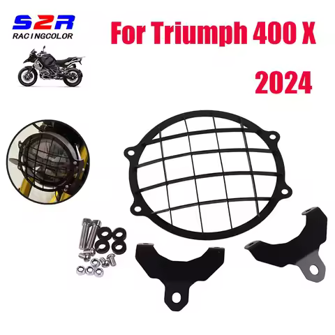 Motocycle Accessories Retro Headlight Guard Protector Head Light Grill Cover For Triumph Speed 400 S