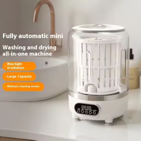 USB charging portable mini automatic washing machine can dehydrate, no need to plug in, no need to a
