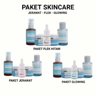 Paket Skincare Adera 5in Cream siang Malam Toner Facial Wash Face