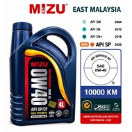 MIZU (4L) 0W-40 Fully synthetic Engine Oil