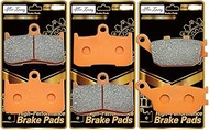 Front Rear Carbon Fiber Brake Pads Compatible with/for Suzuki GSXS750 GSXS 750 GSX-S 750 AL7 AZL7 AL
