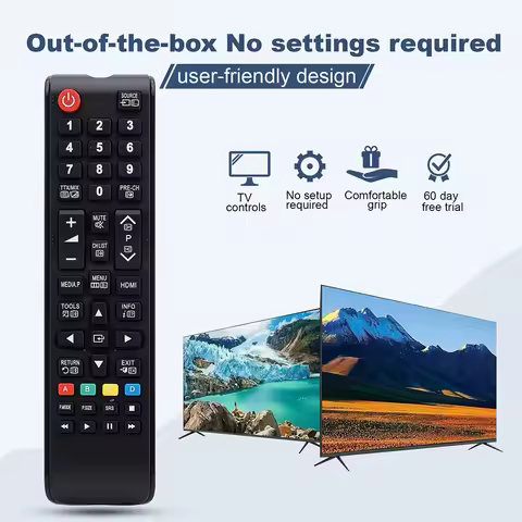 BN59-01175N Remote Control For Samsung LCD LED HDTV 3D 4K Smart TV UE32J5205 UE32J5250 Replacement C