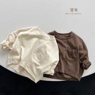 Children's Clothing~Boys Girls Long-Sleeved T-Shirt Autumn Clothes Children Korean Version Loose Top