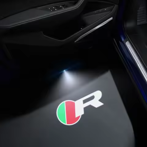 2Pcs for Jaguar R S Sport Logo F-TYPE F-PACE I-PACE XF XE XJ X-Type LED Car Welcome Door Lights Lase