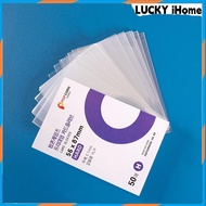 50pc 56x87mm Photocard Protector Sleeves Kpop Photocard Protector Sleeve Hard Card Sleeves Photocard