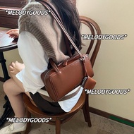 MELODG Shoulder Bag, Large Capacity Handbag Tote Bag, PU Leather with Mini Wallet Solid Color Bowlin