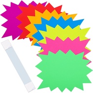 100 Pieces Starburst Signs Garage Sale Stickers Vision Board Supplies Yard Sale Price Tags for Retai