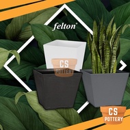 Felton Square Flower Pot 2494 Diamater 45cm Garden Deco / Pasu Bunga Berkebun Bonsai