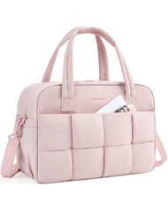 BAGSMART Travel Shoulder Bag For Women 16.5 Inch Laptop Bag Waterproof Large Capacity Tote Fashion