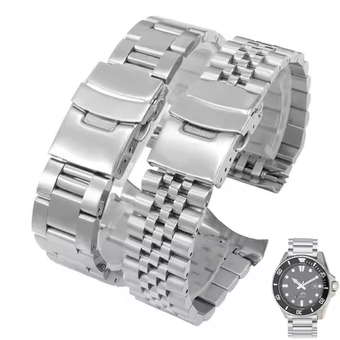 For Casio MDV106-1A MDV-107 MTP-VD01 MDV-106D Strap Stainless Steel Wristband Metal Bracelet 20mm 22